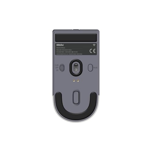 Image of 8BitDo Retro R8 Mouse with Charging Dock, PAW 3395 Optical Sensor DPI 26,000, Wireless Mouse with 4K Polling Rate, Programmable Buttons, and Kailh Sword GM X Micro Switches - N Edition