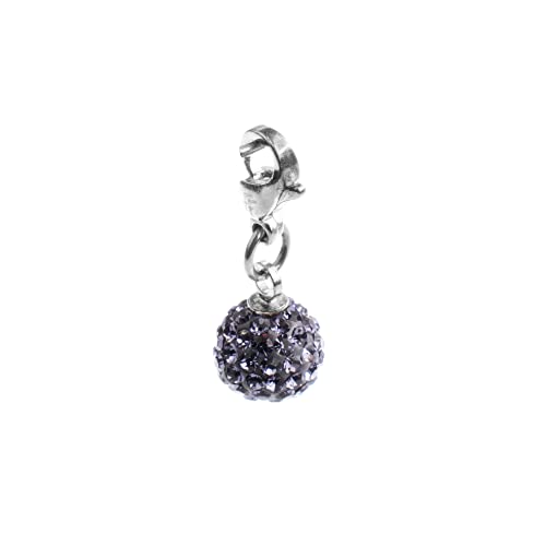 Folli Follie Abalorio 3P16 FAMOR morado de 2 cm con acabado brillante