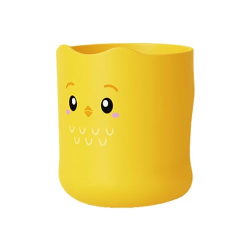 Bonito Vaso Para Cepillo De Dientes Para Niños, 300 Ml, Vasos De Cepillo De Dientes De Baño De Dibujos Animados, Taza De Enjuague Bucal Irrompible Multiusos Con Asa, Accesorios De Baño Para Niños