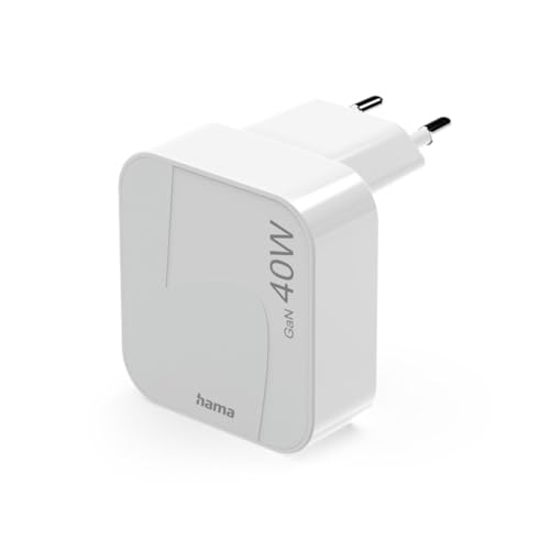 Hama GaN Schnellladegerät 40W, USB-C, Power Delivery, faltbar, klein
