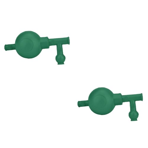 MUSISALY 2pcs 3 Lab Suction Bulb 3 Pinch Valves Rubber Pipette Filler Quantitative Suction for Pipette Filler Bulb