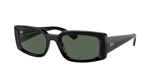 Ray-Ban RB4395 Sunglasses Bundle: RB 4395 KILIANE 667771 Kiliane Black Dark Green and Eyewear Cleaning Kit