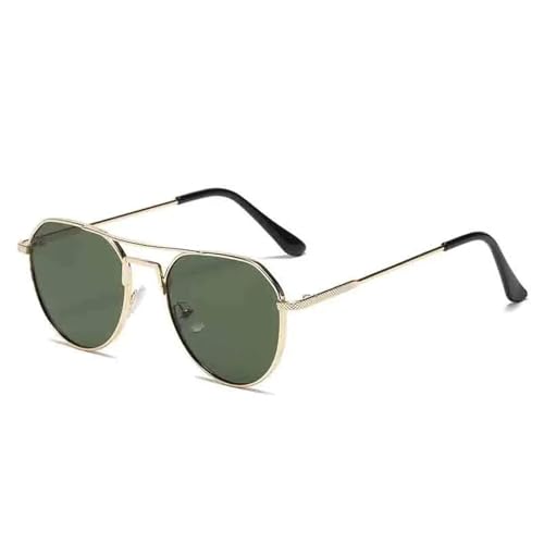 Lunettes de soleil rétro homme femme métal protection UV400 vintage luxe