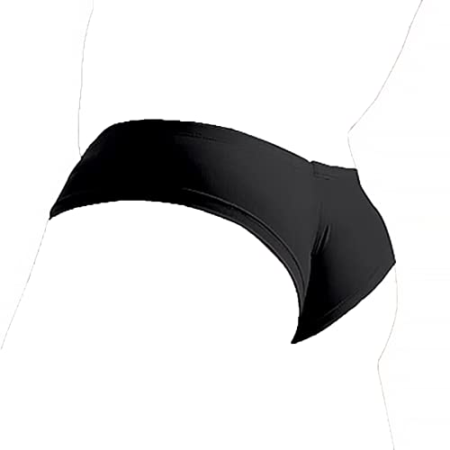 Faringoto Modal Gay Sexy Herren Höschen Slip Herren Unterhose Schnell Trocknen Slip Jockstrap, Schwarz 02, XL