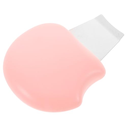MUSISALY Limpiador Facial Manual Rosa Portátil, Espátula Depuradora para Eliminar Puntos Negros y Espinillas, Herramienta Ergonómica para Exfoliar y Limpieza Profunda en Casa