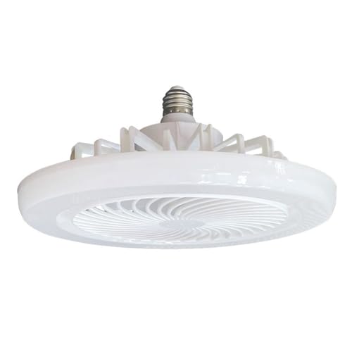Lonrtesw Ventiladores de Techo con Luces y Control Remoto, Ventilador de Techo de Montaje Empotrado, Moderno Ventilador de Techo Pequeño Sin Aspas de Perfiles Bajos para Dormitorio