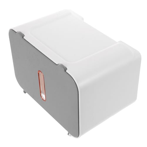 Veemoon Toalla de Papel de Montaje en Pared dispensador de Toallas de Papel Soporte de Toalla de Papel Toallero de Papel de baño dispensador de jabón de Pared AbS