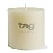 Tag Candle - Chapel Pillar 3x3 (Ivory)