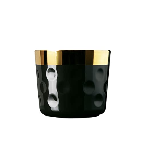 Fürstenberg 1785/3 6048 Sip of Gold Noir Moon - Taza de champán Copas (0,25 L), Color Negro