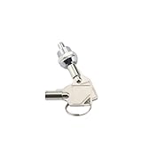 Industrial Electrical Box Cam Drawer Plum Blossom Copper Key Iron Mailbox Lock for Flat Circle 1Pcs(B-Style cam Lock)