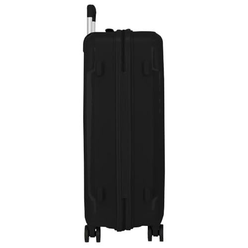 Suitcase Set, Black/White, One Size3