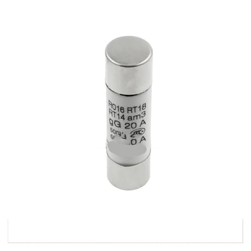 Elektryczne bezpieczniki ceramiczne, ceramiczne bezpieczniki domowe RO16, opakowanie 10 sztuk 500 V 14x51 mm 6A-63A(20A)