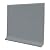 Gray Vinyl Wall Base 4 inch X 20 ft Non Glued Wall Base Trim Durable and Flexible - Easy Install Vinyl Floor Base That Resists Scuffing, Cracking and is Ideal to Use All Around Your Home
