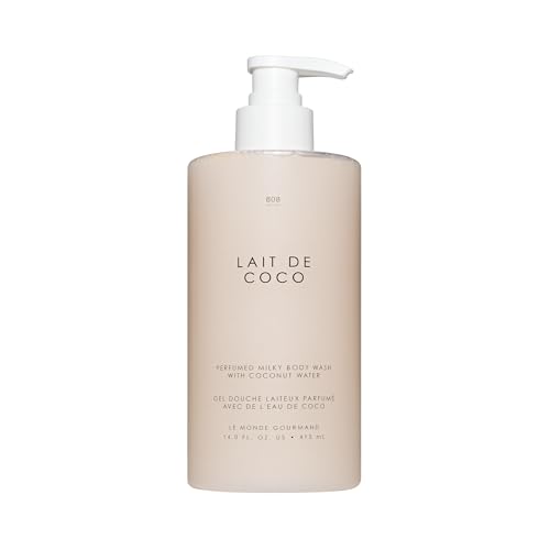 Le Monde Gourmand Lait de Coco Perfumed Milky Body Wash - 14 fl oz (414 ml) - Vanilla, Praline, Warm...