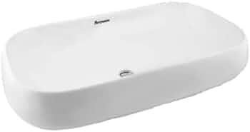 【RIVIERA】SUP7'8”×30(106L) PARRYWARE Quad Series Table Top WASH Basin (White) | 720x420x145mm