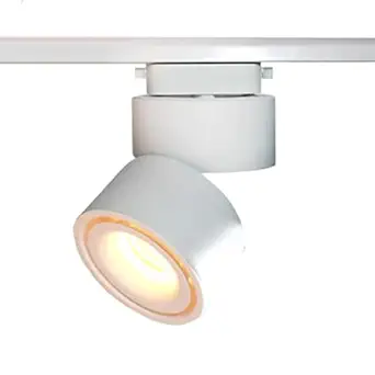 Harold Electricals Track Light 360 Degree Adjustable COB Spotlight for Indoor Lightings, Showroom, Hotels, Lobby, Hallway, Studio, Store, Shops - White Body (30 Watt, White Light)