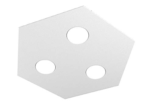 Plafonnier hexagonal gris moderne Top Light pour illuminer votre salon