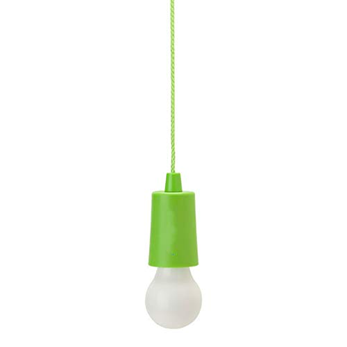 Asolym Luz de Camping al Aire Libre Tienda de campaña esférica Impermeable 3LED Colgante de Mini línea Luz roja/Azul/Amarilla/Verde/Blanca/Negra,Verde