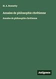  Annales de philosophie chrétienne: Annales de philosophie chrétienne