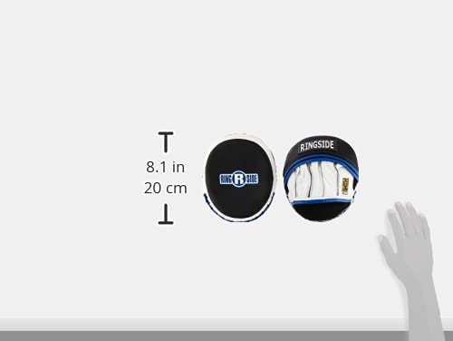 image for Ringside Gel Micro Boxing MMA Punch Mitts (Pair) , blue/black, Small
