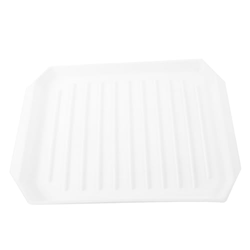 iplusmile 電子レンジ対応ベーコンクッキングトレー 中 製 ノンスティック表面 水切り機能付き キッチン用軽量蒸し器 食品調理に