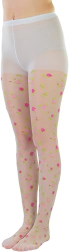 Image of ToBeInStyle Women's Sheer Floral Lace Full Length Leggings