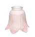 Aspen Creative 23001-4 Rose Leaf Transitional Style Replacement Glass Shade, 2 1/8