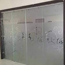 Jagdamba Interiors - Profile Glass fixtures for Offices and Homes with Modern Frosted Designs (11 x 9)