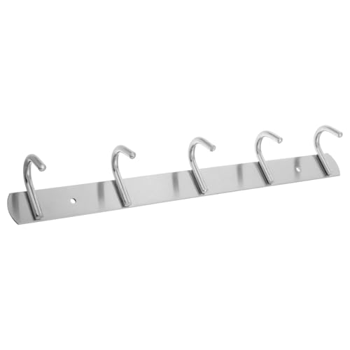Image of HOODANCOS Coat Rail Wall Mounted Stainless Steel Hooks for Towels with Easy Installation and Versatile Use Sleek Minimalist Design for Wall and Rv Mounting Sturdy Stainless Steel