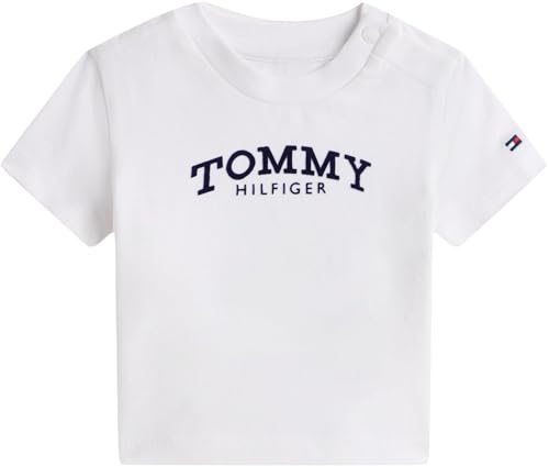 Tommy Hilfiger Newborn MONOTYPE Logo tee S/S KN0KN02146 White (White) 0 Month