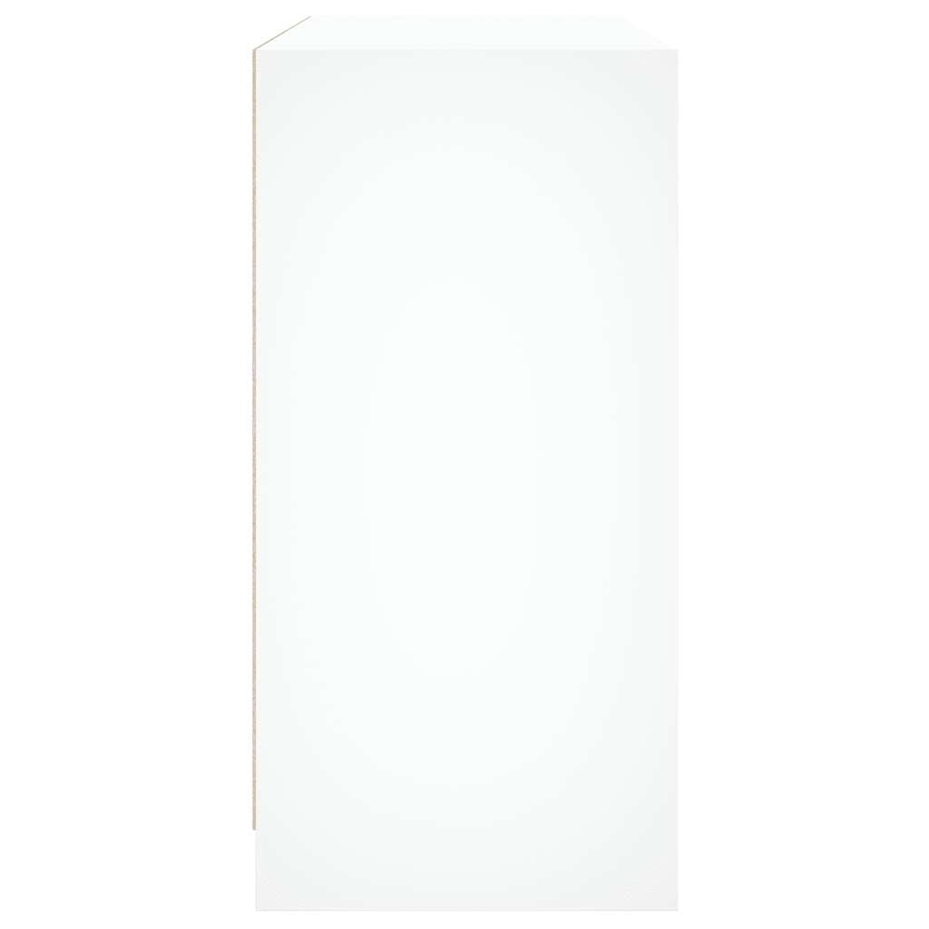 vidaXL Szafka, biała, 102x37x75,5 cm, materiał drewnopochodny