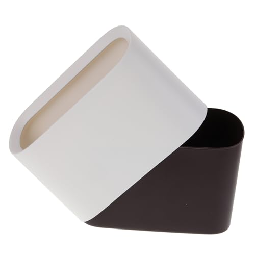 balacoo Cat Litter Scoop Holder Plastic White Cleaning Receptacle Litter Shovel Stand Pet Supply Easy to Dispose