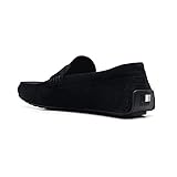 Schuhweite: Schmal BOSS Herren Noel_Mocc_sd Moccasin, Dark Blue401, 42 EU