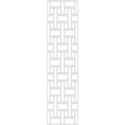 Image of 15 3 /8 inchW x 63 3 /8 inchH x 3 /8 inchT Denton Decorative Fretwork Wall Panels in Architectural Grade PVC