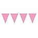 Produktbild Folat Wimpelkette/Party-Dekoration, Gesamtlänge: 10 Meter, mit 15 Fähnchen, Pink