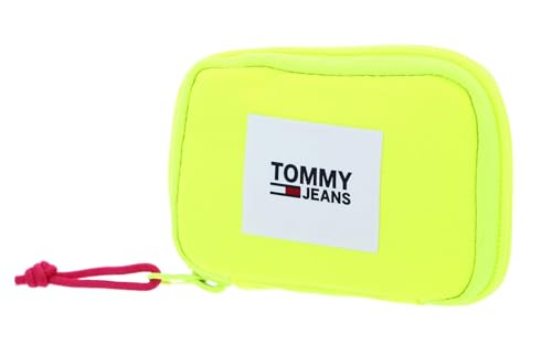 Pochette de cou Tommy Hilfiger jaune fluo TJM Urban en toile technique compacte