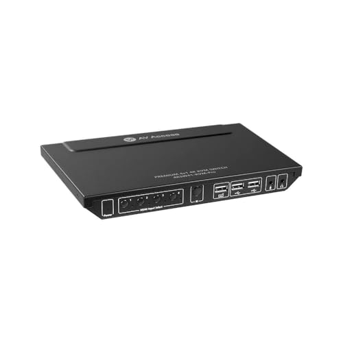 AV Access 300M/984ft 4K@60Hz Fiber over HDMI Extender, Zero EM/RF Interference, HDR10 and 3D over OM3 Multi-Mode Optical, 18Gbps, HDCP 2.2, DIP Switch for 2 Way IR / RS232 Control