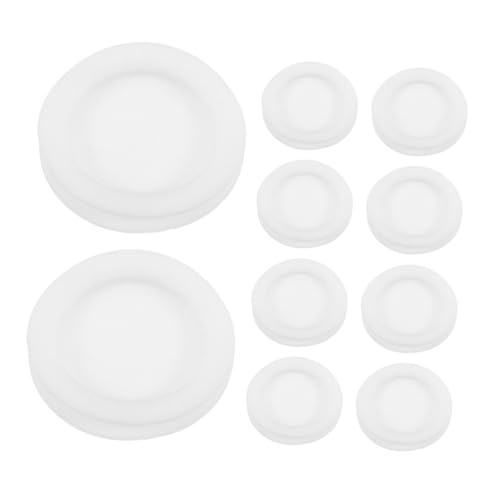 VICASKY Piggy Bank Plug Replacements 10 Pcs Round Covers Saving Box Stopper Plugs Rubber Plastic