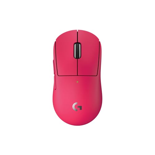 Image of Logitech G PRO X SUPERLIGHT 2c wireless gaming mouse, 53 g pro-grade compact mouse with 5 programmable buttons, USB-C charging, 44K DPI sensor, up to 8 kHz polling for PC /Mac - Pink