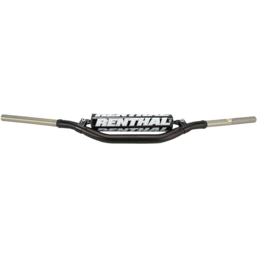 Guidon Renthal Twinwall moyen noir pour éliminer les vibrations et éviter la fatigue des bras