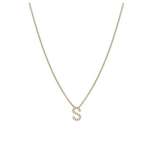 Diamond Initial Necklace, 14K Gold Pave Diamond Letter Necklace, Personalized Diamond Letter Necklace, Stackable, Handmade, Yellow Gold, Rose Gold, White Gold, Zoe Lev Jewelry