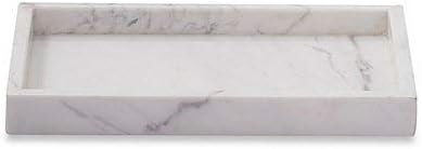 Camarillo Towel Tray Crafted of Genuine Marble 9.25" L x 5.5" W x 1.38" H