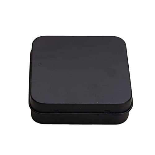 Zeiwohndc Contenedor Latas Metal Caja Lata Almacenamiento con Bisagras Cuadradas Pequeño CAS 5 Uds.