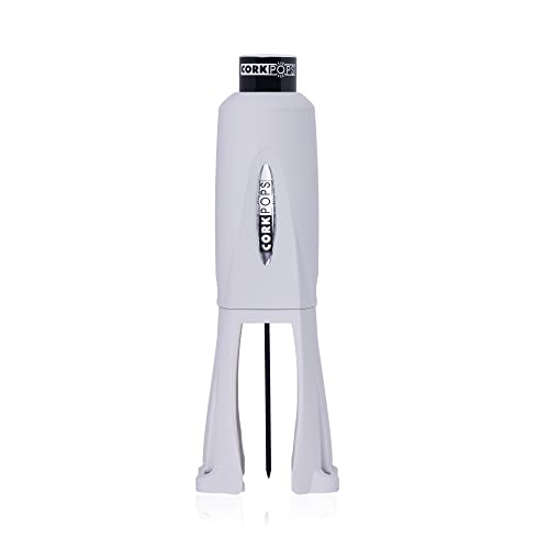 Décapsuleur de vin Cork Pops Legacy gris avec 3 cartouches