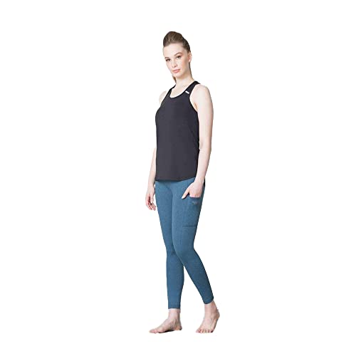 Image of Van Heusen Women's Stretch Fit High Rise Proactive Snug Fit Snug Fit Yoga Pants - High Stretch, Moisture Wicking