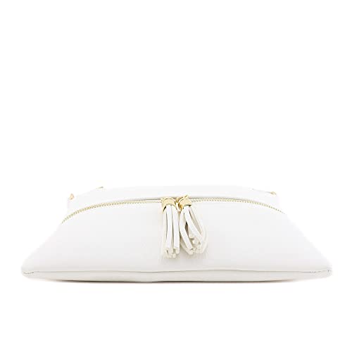 Image of DELUXITY Lightweight Medium Crossbody Bag with Tassel | Lightweight