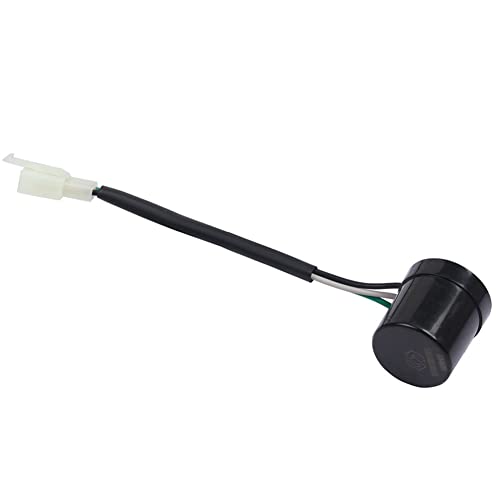 ihreesy Motorcycle Flasher,3 Pin Round Turn Signal Flasher Relay Three Line LED Flasher Relay Turn Signal Flasher Blinker Relay with Three Harnesses