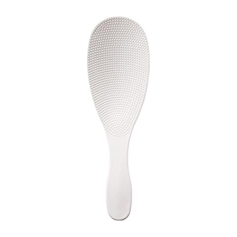 Marna K743W Super Rice Spoon, White (Small/Ladle Letter/Made in Japan), Non-Stick (Embossing, Easy to Scoop), Slim Width Cover