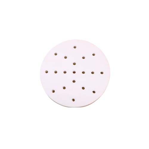 Papel de horno Papel for freidora de aire for hornear alimentos cocina, resistente al aceite, silicona doble cara, antiadherente, alfombrilla for vaporera(20.3cm,300pcs)