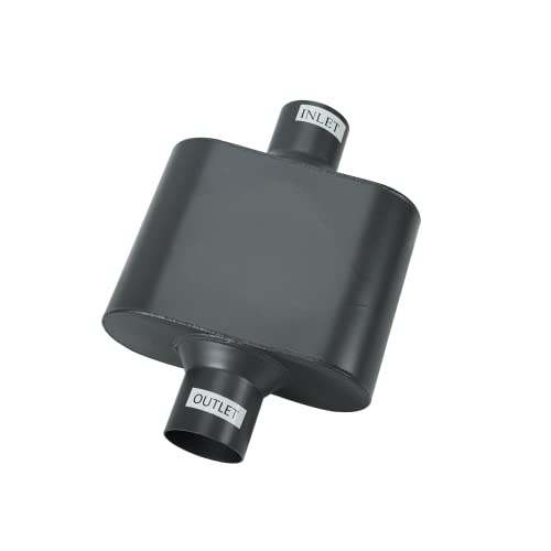 Image of Pair of Single Chamber Performance Race Chambered Muffler 2.25 inch Center /Center Universal Muffler